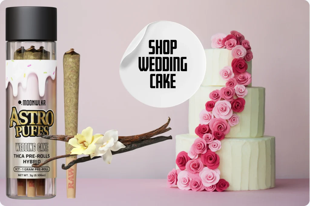 Click here to shop Wedding Cake THCA Strain